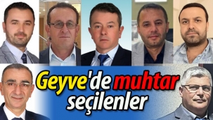 İşte Geyve'de muhtar seçilenler
