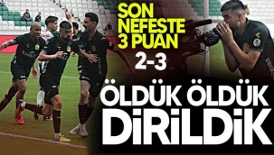 Öldük öldük dirildik! Giresunspor-Sakaryaspor 2-3