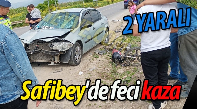 Safibey'de feci kaza: 2 yaralı