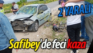 Safibey'de feci kaza: 2 yaralı
