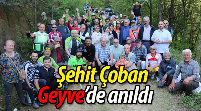 Şehit Çoban Geyve'de anıldı