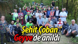 Şehit Çoban Geyve'de anıldı
