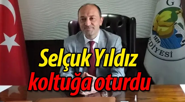 Selçuk Yıldız koltuğa oturdu