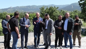 Geyve'de yol yapım çalışmaları başladı