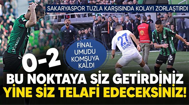 Sakaryaspor evinde yıkıldı: 0-2