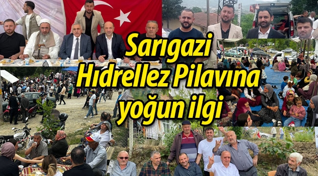 Sarıgazi'deki Hıdrellez Pilavına yoğun ilgi