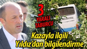 Yıldız'dan kaza ile ilgili bilgilendirme