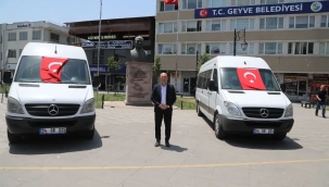 Geyve'de lüks makam aracı gitti yerine minibüsler geldi