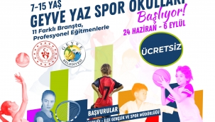 Geyve'de Yaz Spor Okulları başlıyor