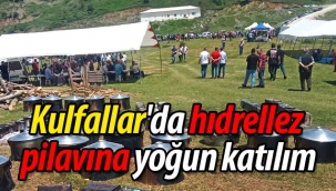 Kulfallar'da Hıdrellez Pilavına yoğun katılım