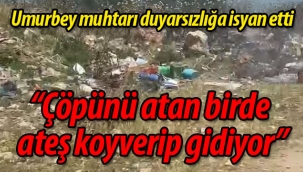Osman Önal, duyarsızlığa böyle isyan etti