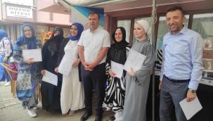 Geyve HEM'de Pasta Kursu Sertifikaları verildi