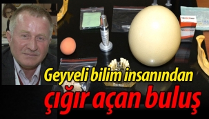 Geyveli bilim insanından çığır açan buluş