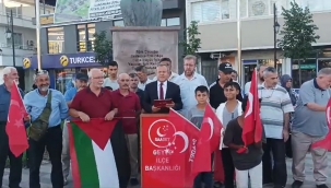 SP'den Geyve'de Filistin açıklaması