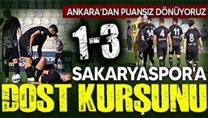 Ankara'dan puansız dönüyoruz; 1-3
