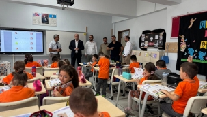 Geyve'de başkandan okullara ziyaret