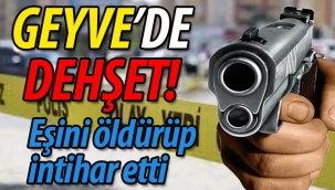 Geyve'de dehşet: Karısını öldürüp intihar etti!
