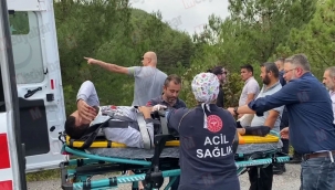 Geyve-Taraklı yolunda şarampole uçtu