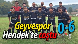 Geyvespor Hendek'te coştu: 0-6