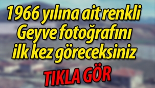 1966 yılına ait Geyve fotoğrafını ilk kez göreceksiniz