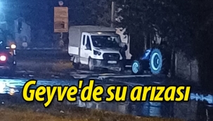 Geyve'de su arızası