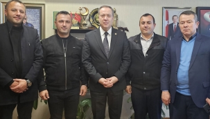 Geyveli muhtarlar TBMM'de Murat Kaya'nın konuğu oldu