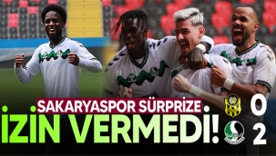 Sakaryaspor deplasmanda galip: 0-2