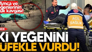 Tavuk için iki yeğenini vurdu