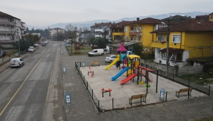 Geyve Belediyesi o parkı tamamladı
