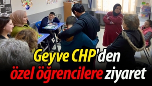 Geyve CHP'den özel öğrencilere ziyaret