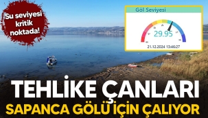 Sapanca Gölü için tehlike çanları