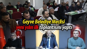 Geyve Belediye Meclisi, 2025 yılının ilk toplantısını yaptı