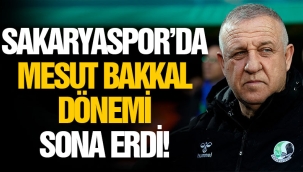 Sakaryaspor'da Mesut Bakkal ile yollar ayrıldı
