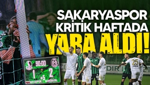 Sakaryaspor kritik haftada yara aldı: 1-2