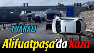 Alifuatpaşa'da kaza: 1 yaralı