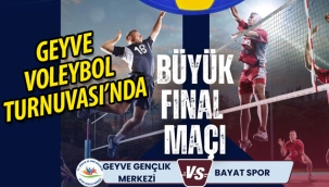 Geyve Voleybol Turnuvası'nda final günü