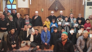 Nuruosmaniyeli çocuklar ödüllerini aldı