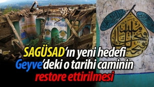 Yeni hedefleri Geyve'deki harabe camiyi restore ettirmek
