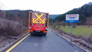 Çamlık-Şehren yolu güvenli hale geldi
