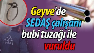 Geyve'de SEDAŞ çalışanı bubi tuzağı ile vuruldu
