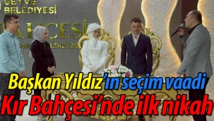 Geyve Belediyesi Kır Bahçesi'nde ilk nikah kıyıldı