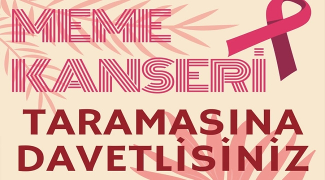 Geyve'de Ücretsiz Meme Kanseri Taraması