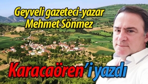 Geyveli gazeteci-yazar Karacaören'i yazdı