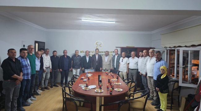 Başkan Fatih Akın'dan Geyve MHP'ye ziyaret