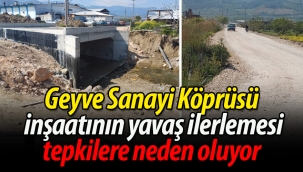 Geyve'de bitmeyen köprü inşaatı vatandaşı bıktırdı