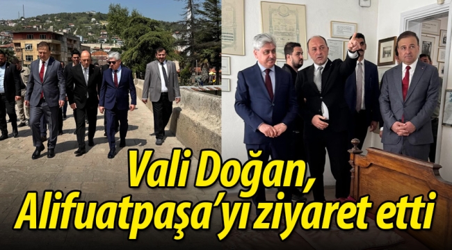 Vali Doğan Geyve Alifuatpaşa'daydı