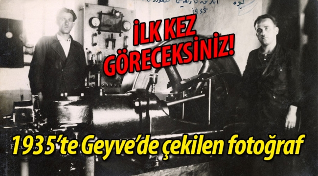 1935'te Geyve'de çekilen fotoğraf
