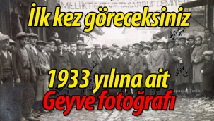 1933 yılına ait Geyve fotoğrafı