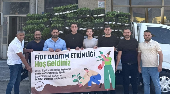 CHP Geyve'den fide dağıtımı