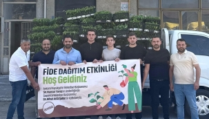CHP Geyve'den fide dağıtımı